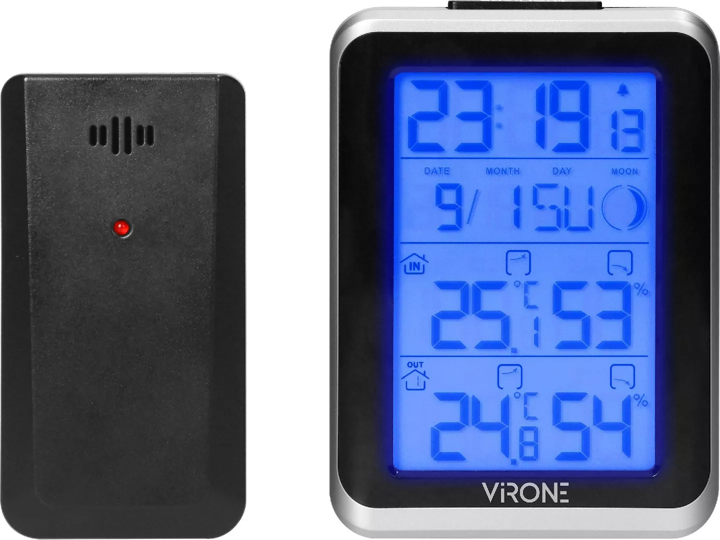 ORNO WIRELESS WEATHER STATION TEMP HUMIDITY