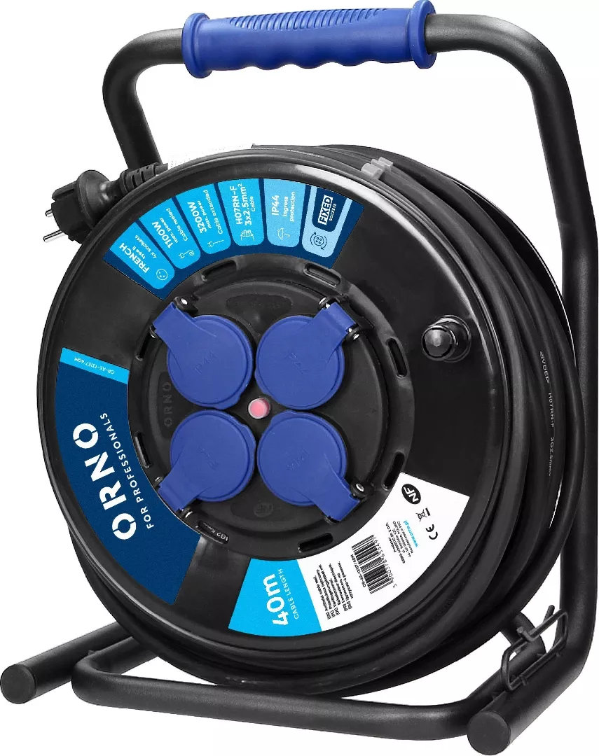 Orno Professional IP44 reel extension cable