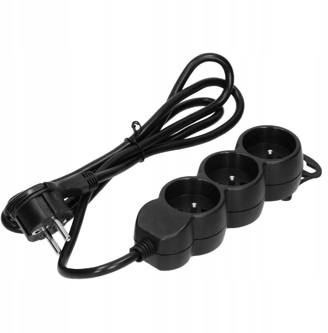 3-way extension cable 2P+Z 1.5m