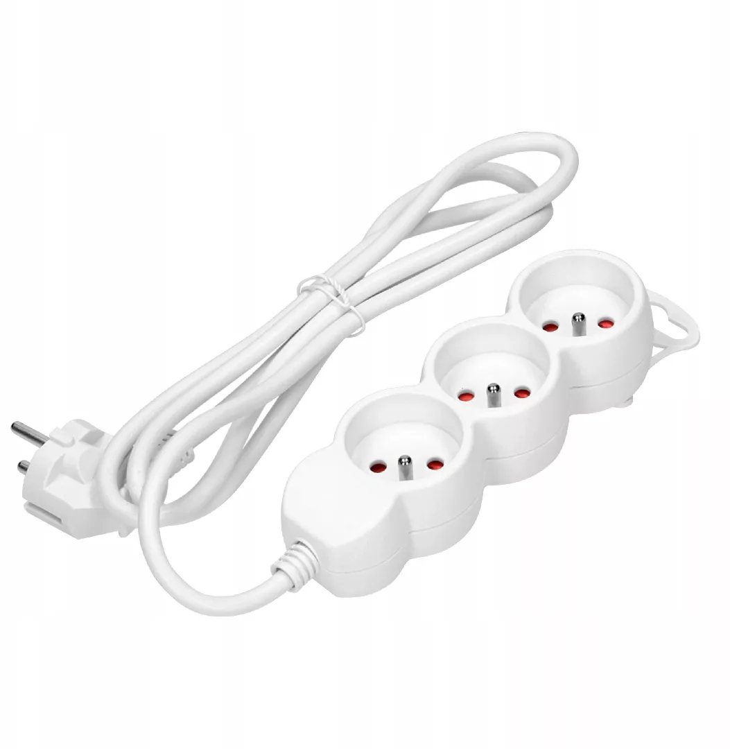 3-way extension cable 2P+Z  3m H05VV-F