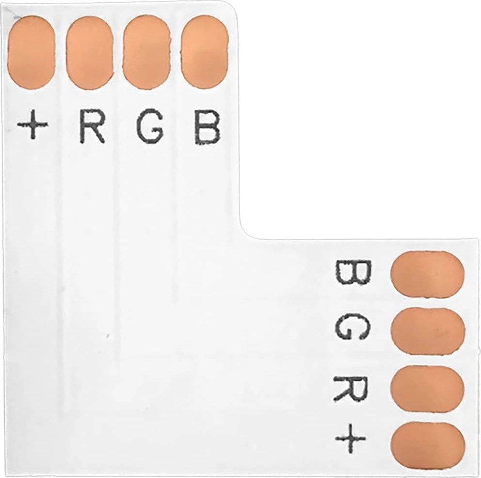 Orno RGB LED connector 10mm  angled