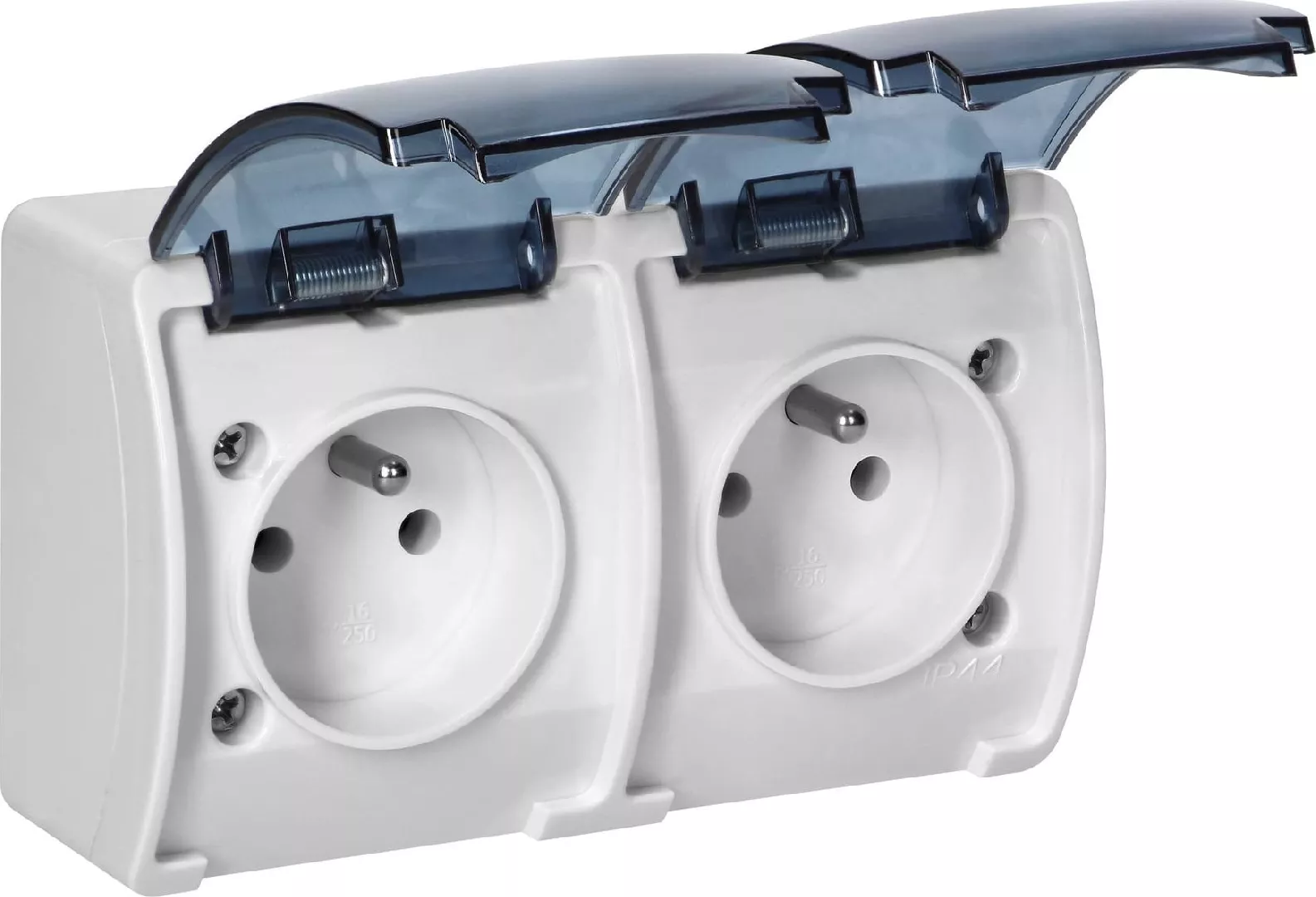 Orno ORNO DOUBLE SOCKET 2x2P+Z AQUATIC