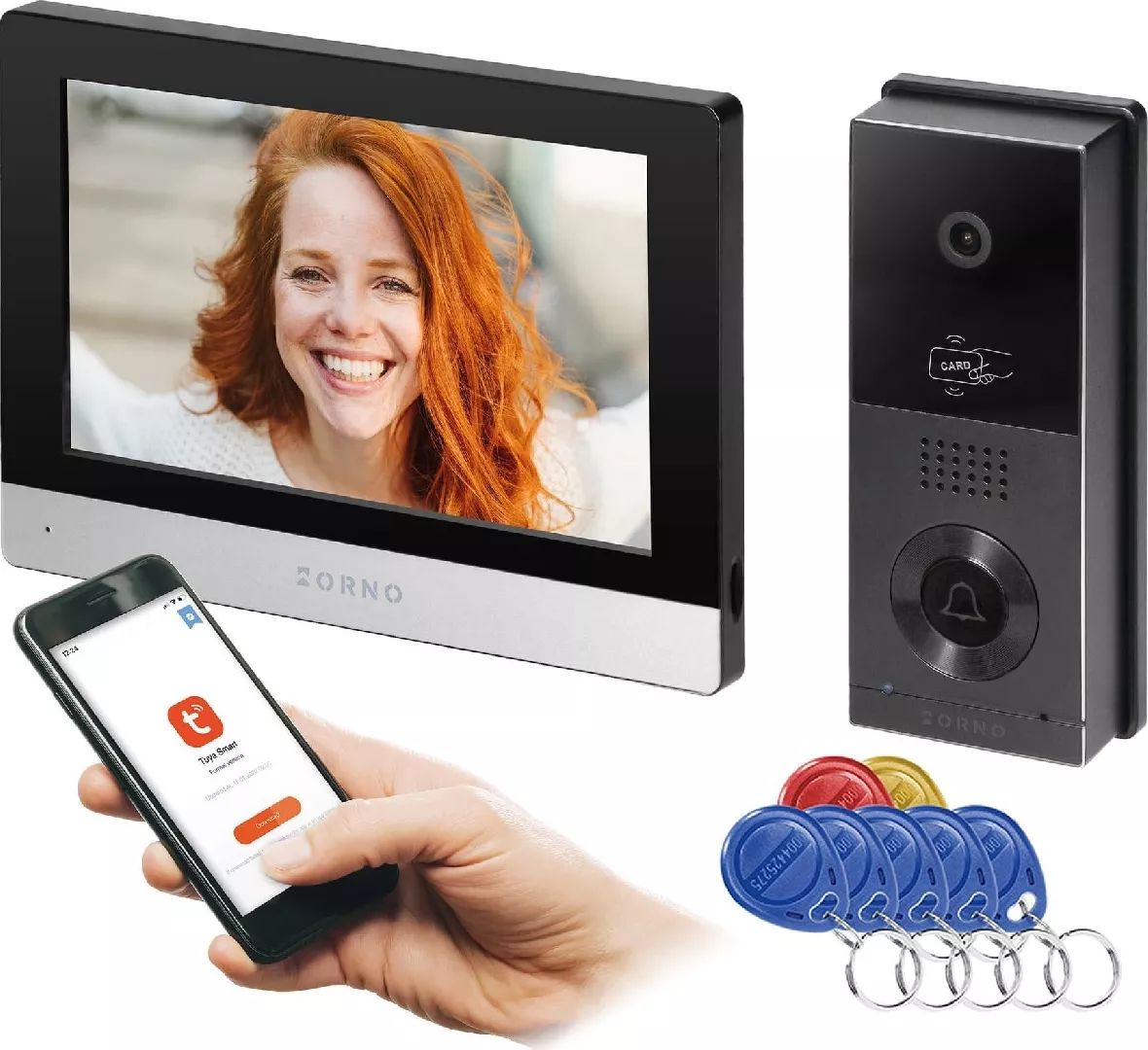 Orno XIRAN  single-family video intercom set