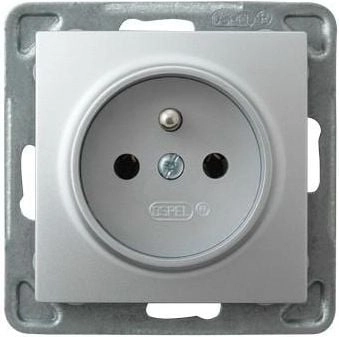 Ospel Impresja single socket with grounding
