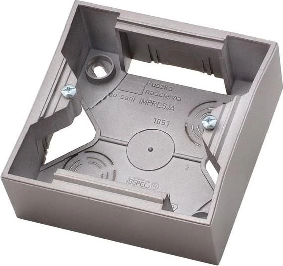 IMPRESJA Single surface-mounted titanium box PNP-1Y/23