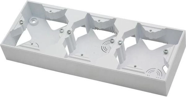 Ospel Puszka natynkowa Impresja 3-krotna biała