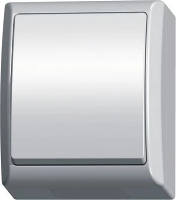 Ospel Single-pole Switch IP44 Surface-mounted White