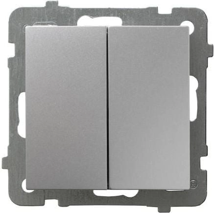 Ospel AS double silver stair switch