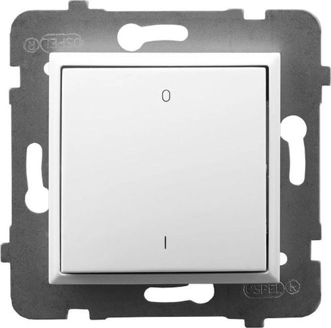 Ospel ARIA Łącznik dwubiegunowy biały ŁP-11U/m/00