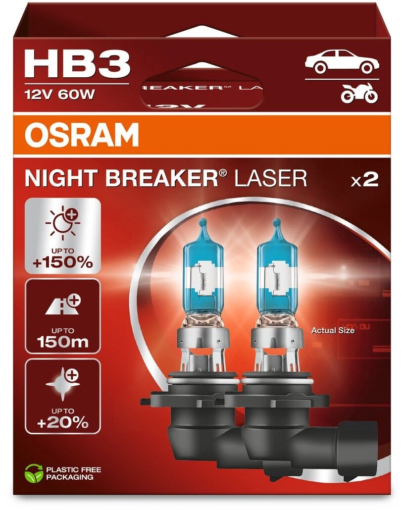 Bulb (Set of 2) HB3 12V