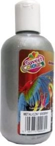 Silver metallic decorative paint 250ml 5903778000645