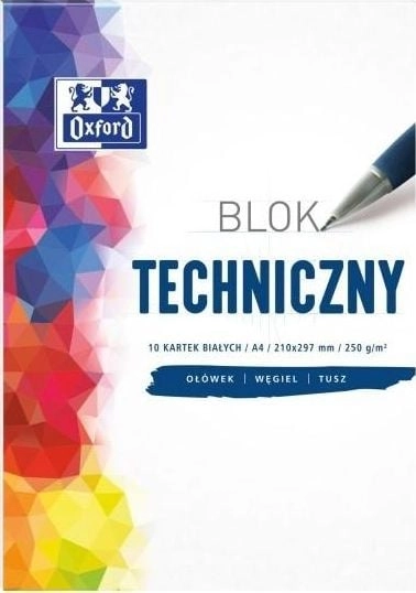 Oxford Technical block A4 10k white