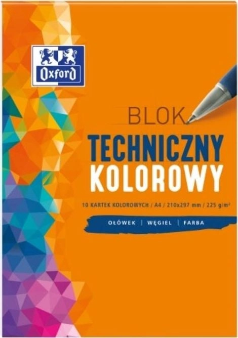 Oxford Technical block A4 10k colored
