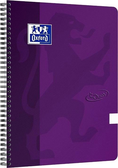 Notebook A4+ Oxford Touch purple glossy