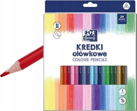 Oxford Olo triangular pencil crayons  12