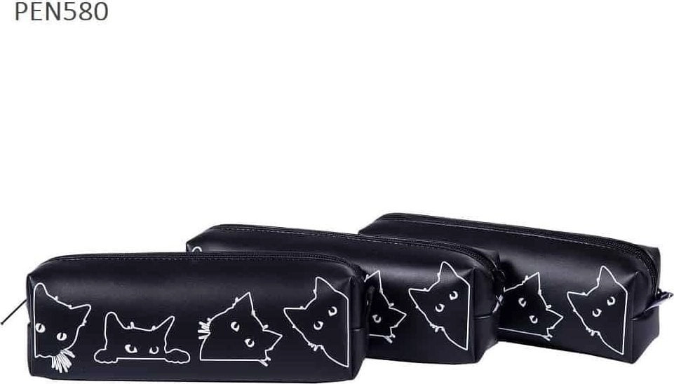 Single-compartment pencil caseCats contours 5901691944138