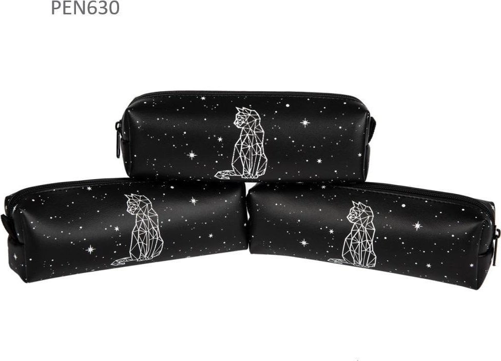 Single-chamber pencil case with the constellation