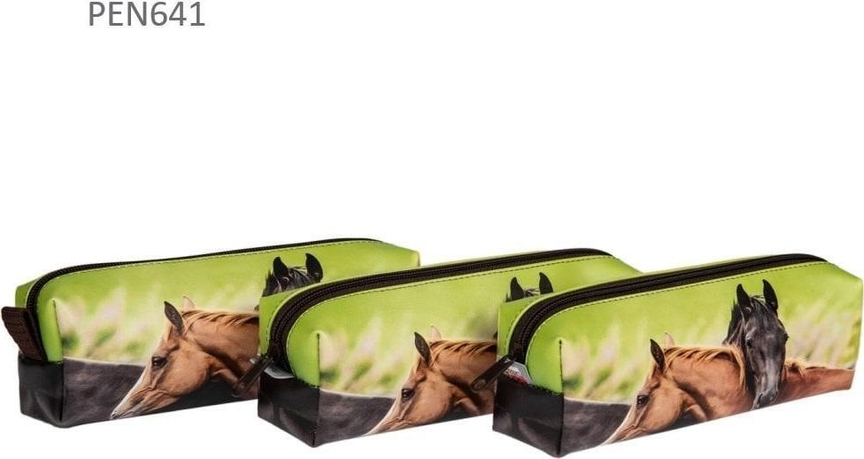 Single-compartment horse pencil case 5901691944749