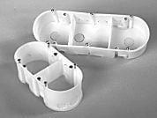 PAKPLAST Flush-mounted box for plaster walls