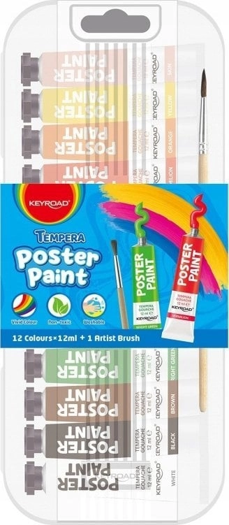 PBS Connect KEYROAD poster paints 12x12ml