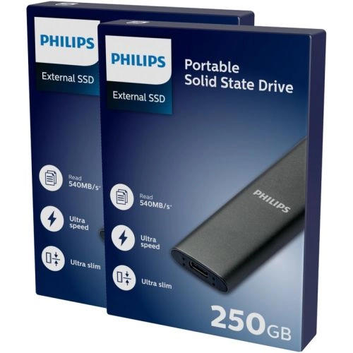 Philips Ultra Speed ​​250GB Graphite External