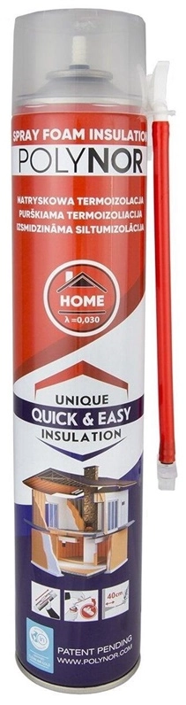 PU SPRAY INSULATION POLYNOR HOME 750ML