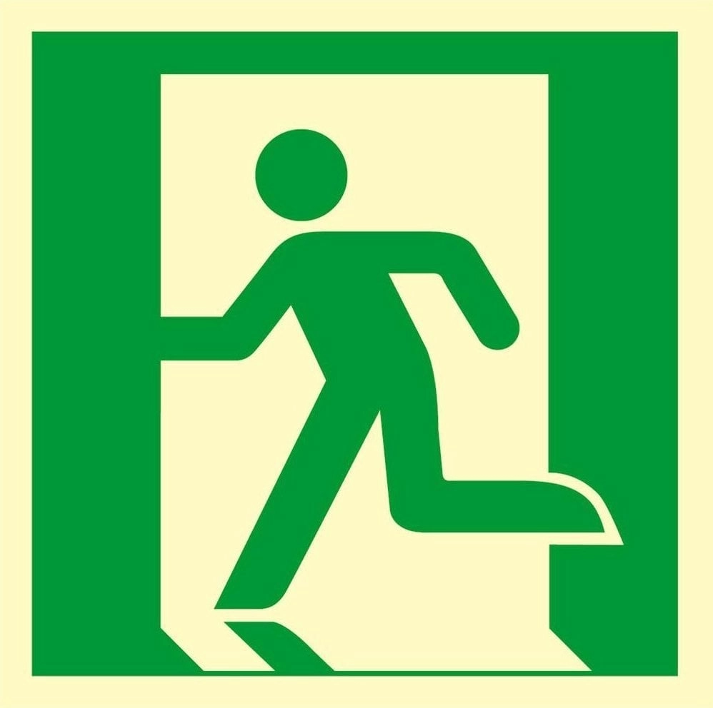 PROCERA TDC sign Emergency exit (left