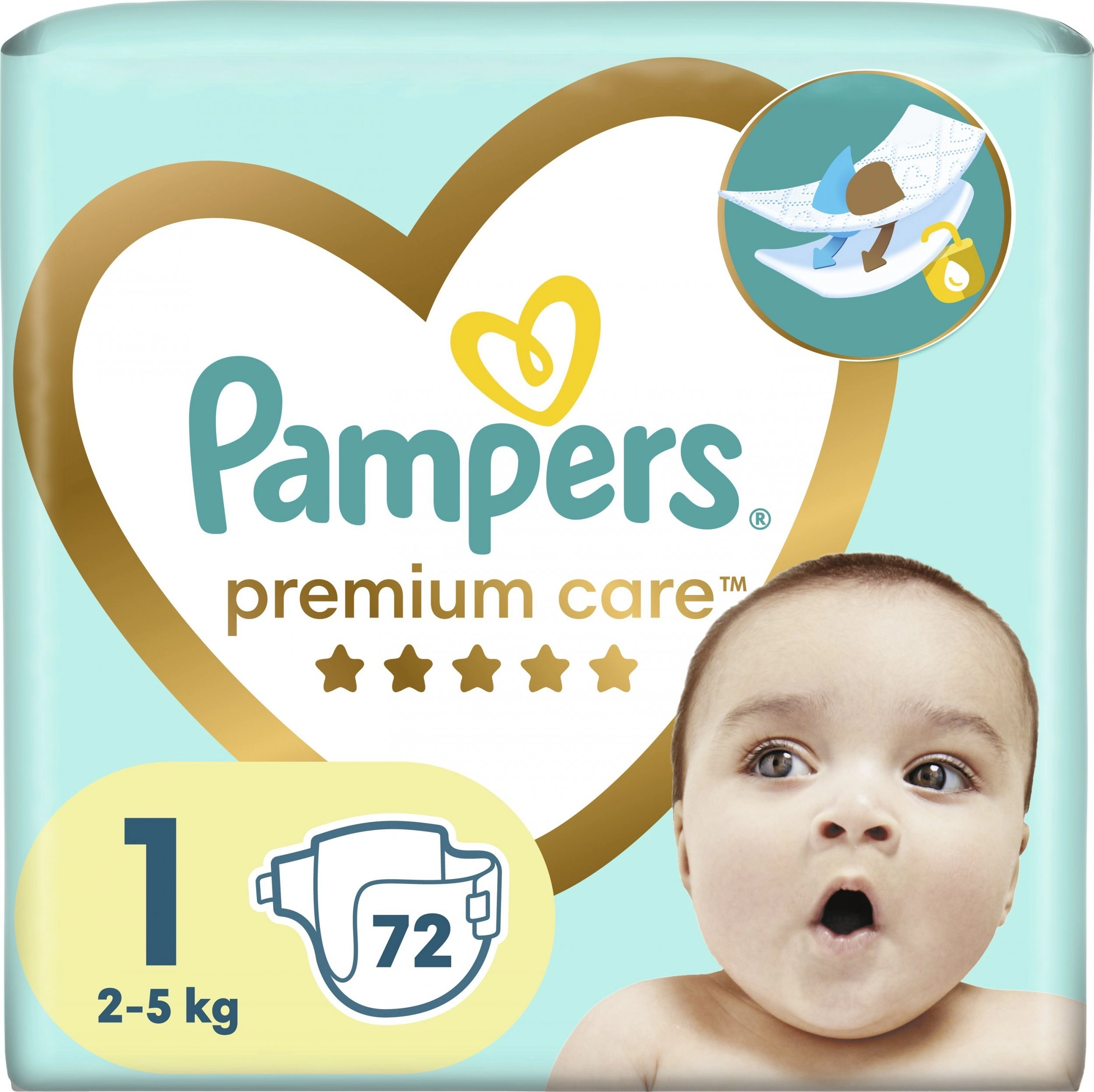 Pampers Diapers Premium Care 1 2-5
