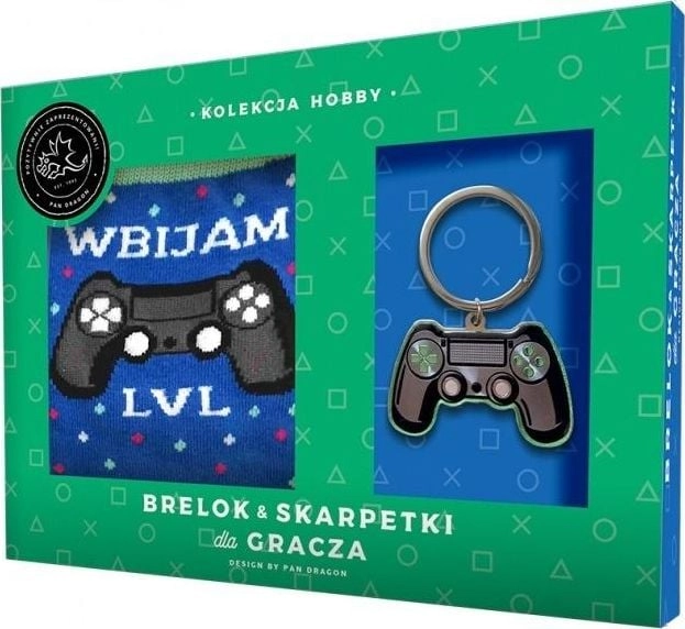 Mr. Dragon keychain Keychain + socks