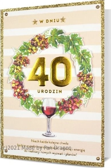 Pass B6 Birthday 40 HM200-2295 AZ119DRA