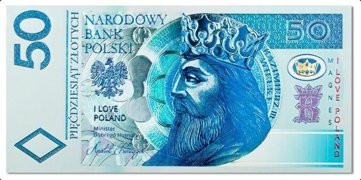 Mr. Dragon Magnet Poland 50 zlotys