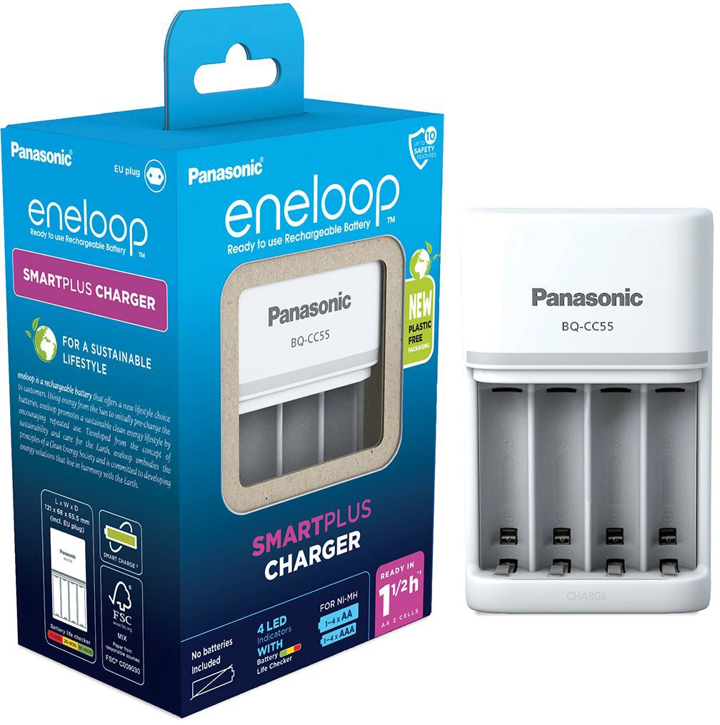 Panasonic Battery Charger ENELOOP BQ-CC55E AA/AAA