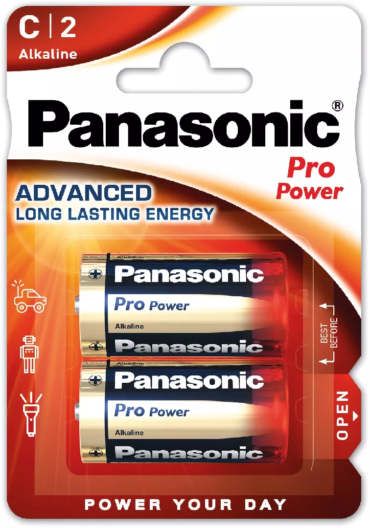 PANASONIC ALKALINE BATTERY LR14 PRO POWER