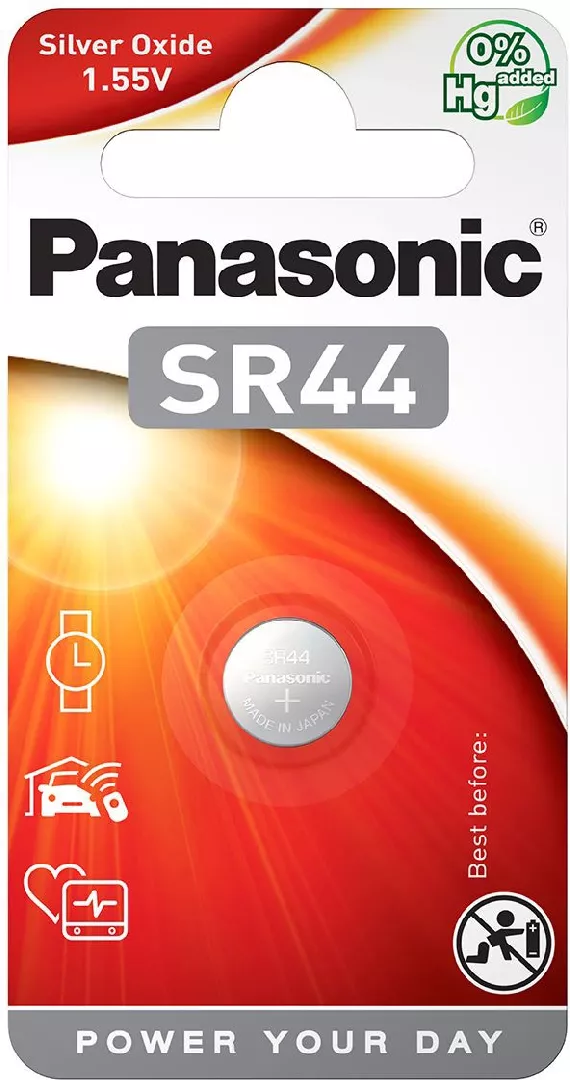 Panasonic baterija SR44L/1B 29343 SR-44/1BP SR-44L/1BP