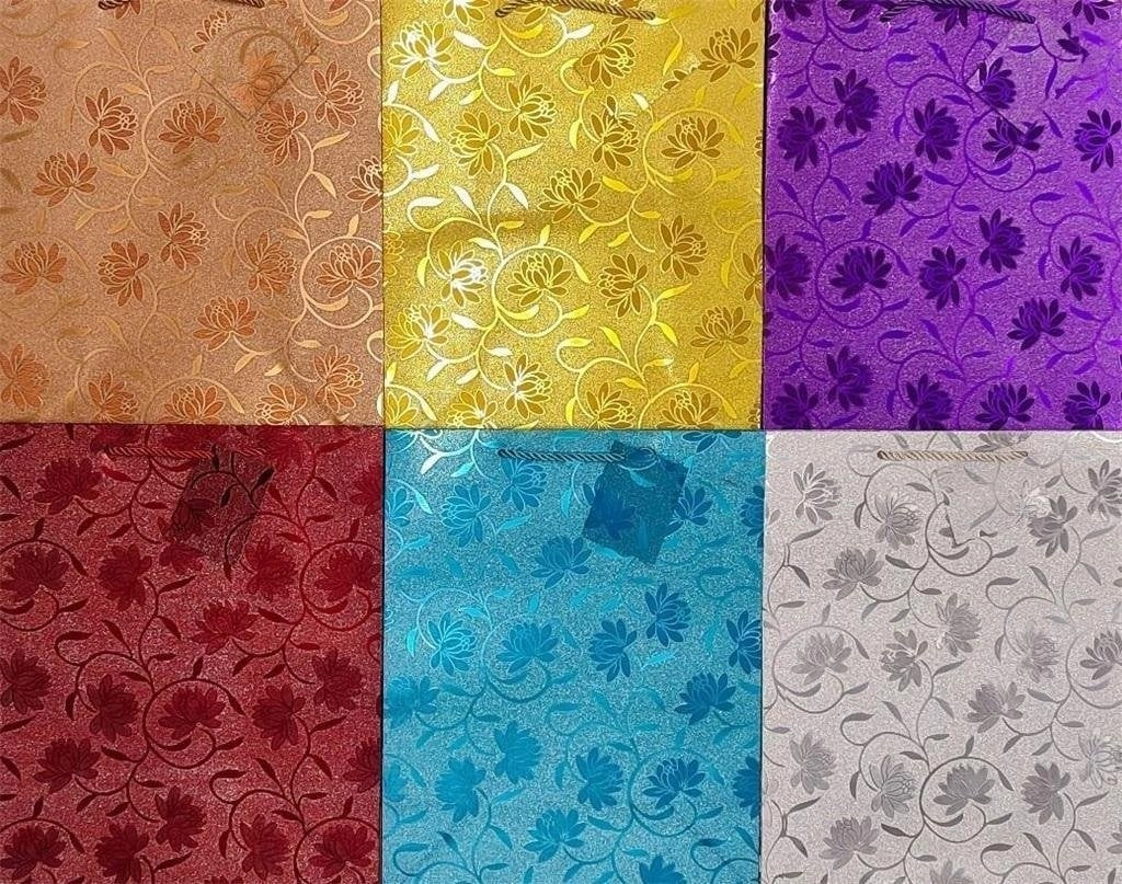 Gold-plated glitter decorative bag PL-6 medium
