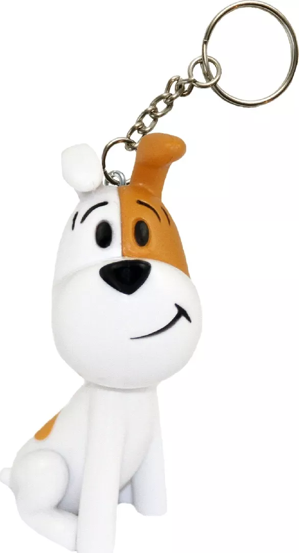 Figurine Papo Keychain - Reksio sitting