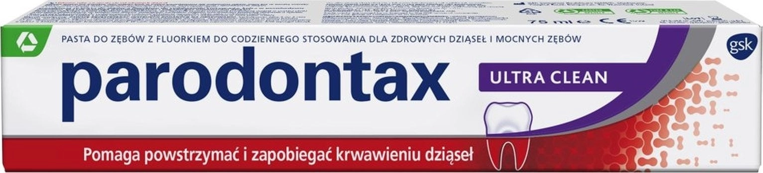 Parodontax Ultra Clean toothpaste 75ml 5054563161666