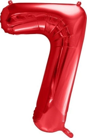 Foil balloon 7 red 86cm 12171917