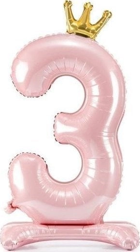 PartyDeco Standing foil balloon 3 84cm