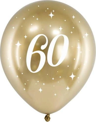 PartyDeco Glossy Balloons 30cm  60  gold