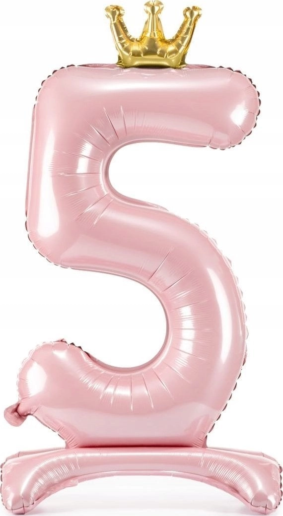 PartyDeco Standing foil balloon 5 light