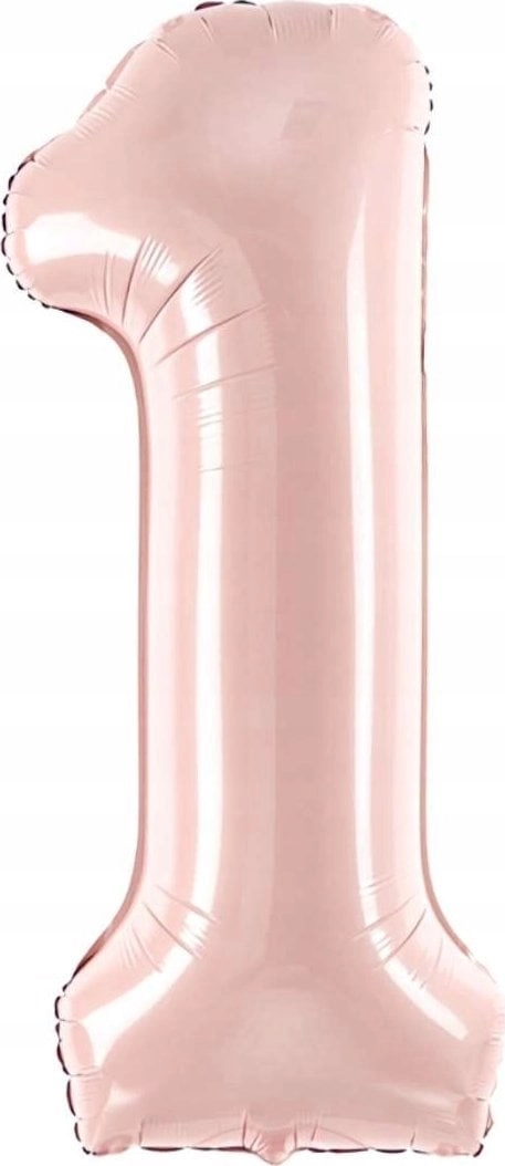 Foil balloon 1 light pink 72cm
