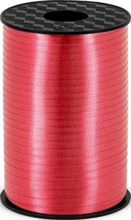 Red plastic ribbon 5mmx225m 5733470 5902230748835