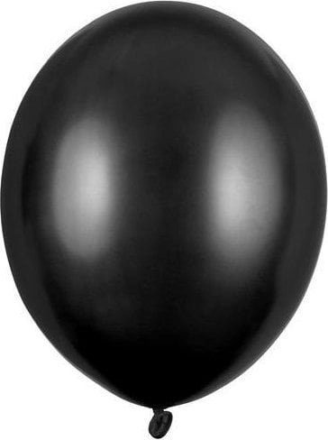 Balony Strong Metallic Black 30cm 50szt