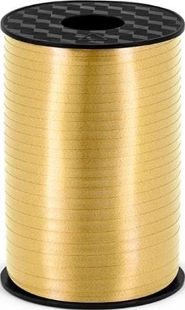 Gold plastic ribbon 5mmx225m 5902230748927