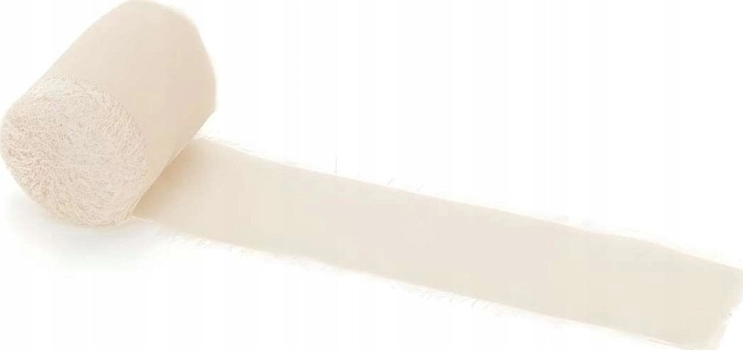 Party Deco Light beige chiffon ribbon