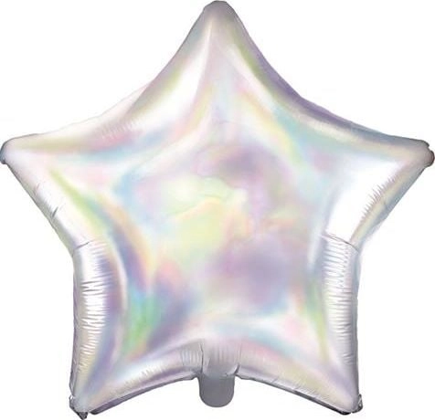 Party Deco Balon foliowy gwiazdka  opalizujący