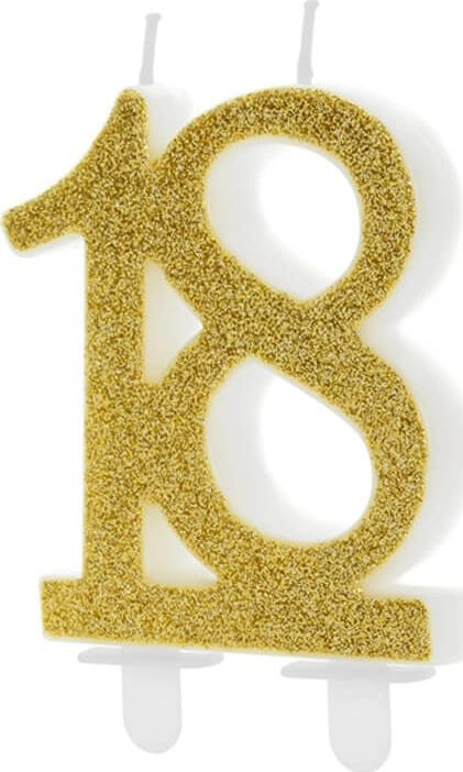 Party Deco 18th birthday candle with