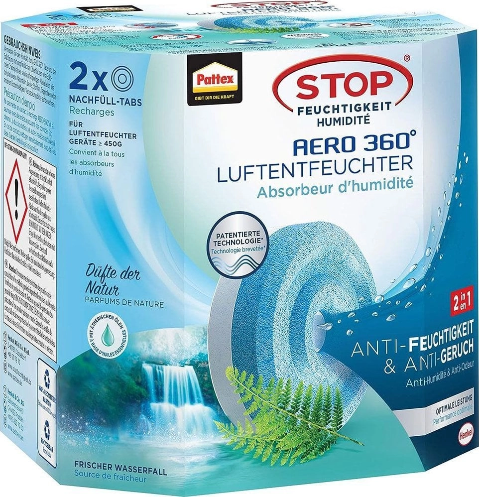 Pattex dehumidifier refill tabs Aero 360
