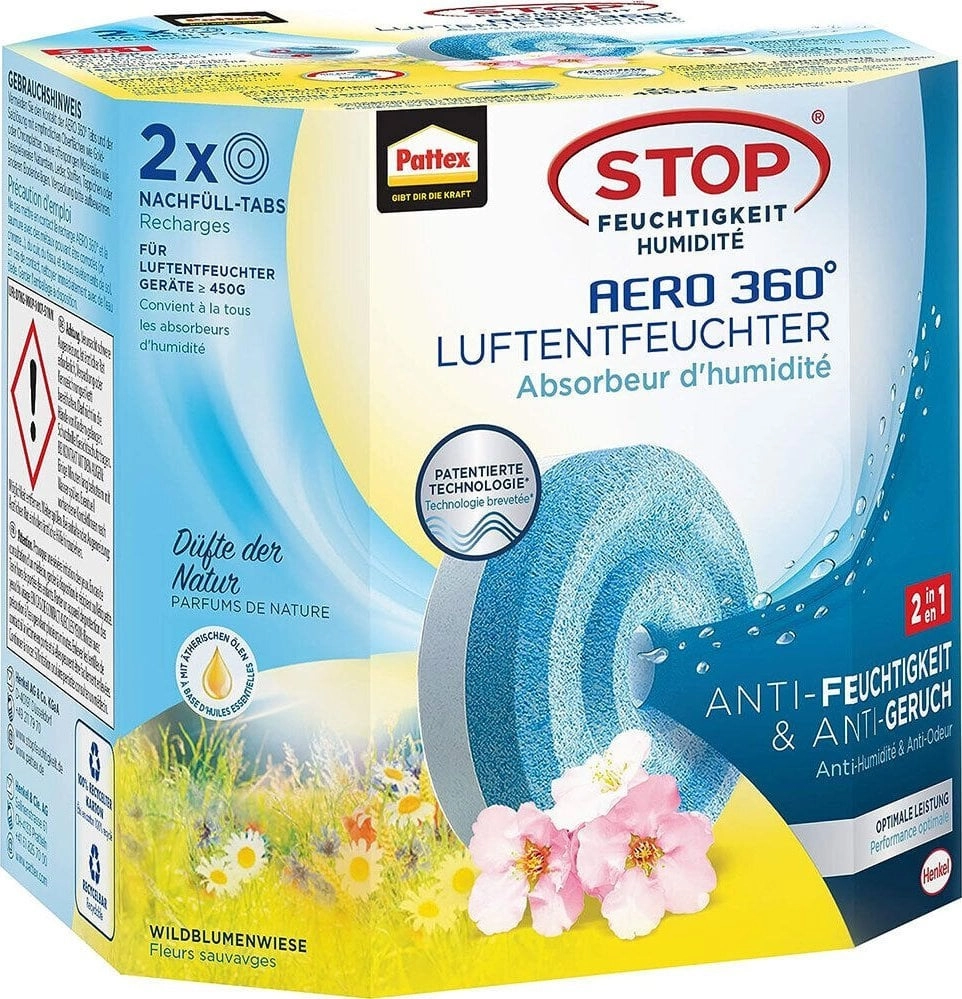 Pattex dehumidifier refill tabs Aero 360